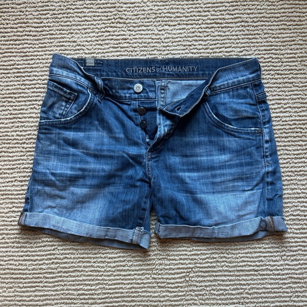 Citizens of Humanity Indigo Jean Shorts